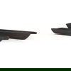 Athena Set of 2 Extra Large Black-Brown Reclaimed Wood Trays thumbnail 0