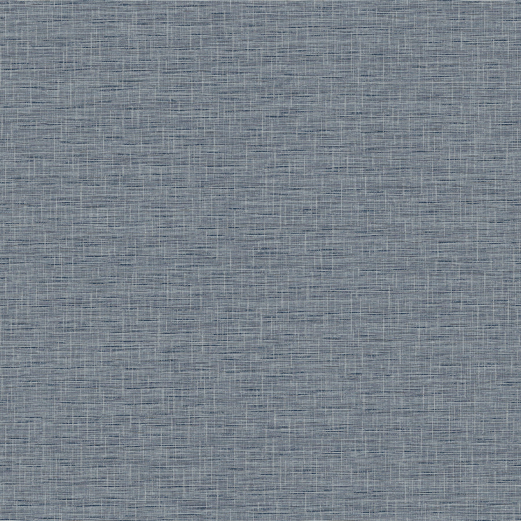 Silk Linen Weave Navy Wallpaper large image 