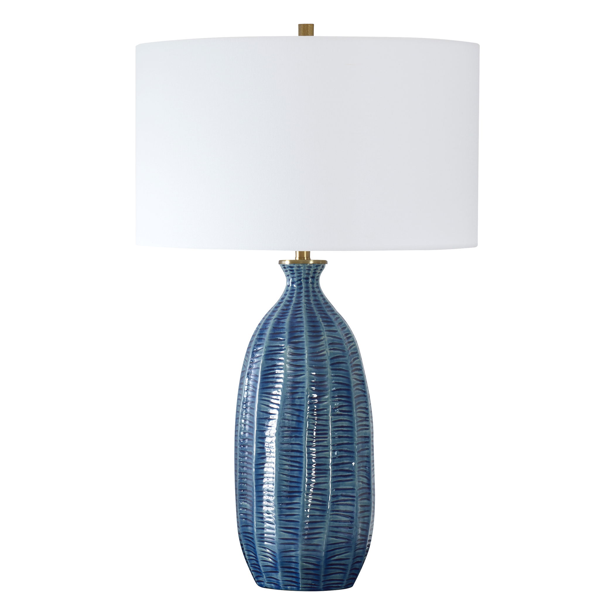 Bixby Blue Table Lamp large image 