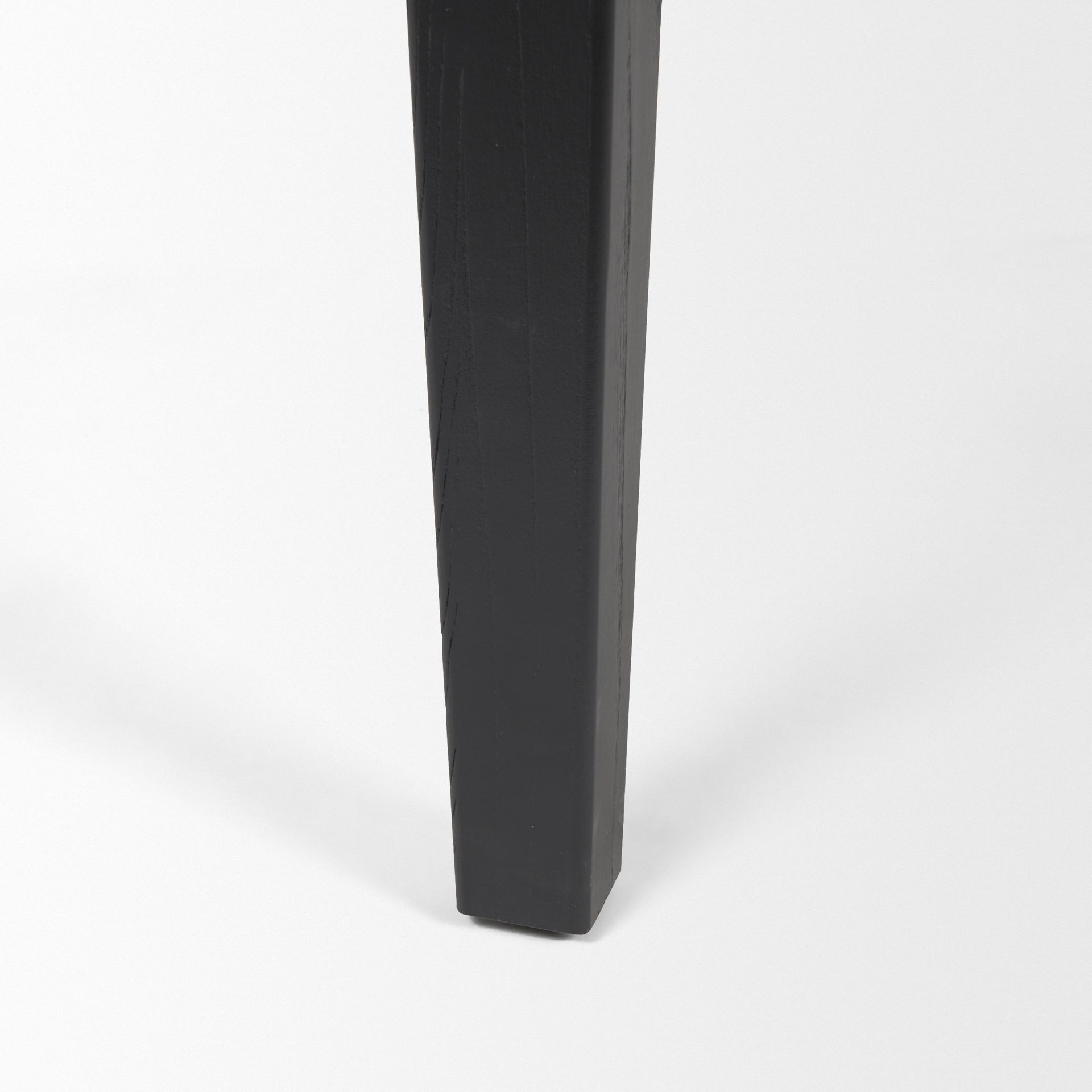 Teva Black Wood Rectangular 92' Dining Table, by Mercana, 92" length x 39" width x 30" height View 11