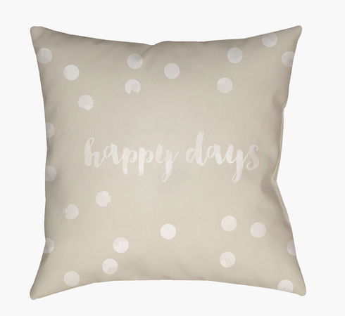 Happy Days Accent Pillow