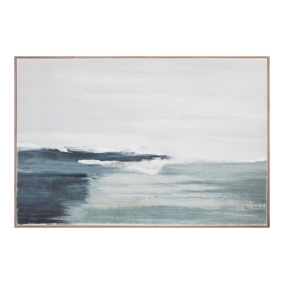 Shoreline Framed Painting, by Moe's Home, 47" width x 31.5" height x 2" depth View 1