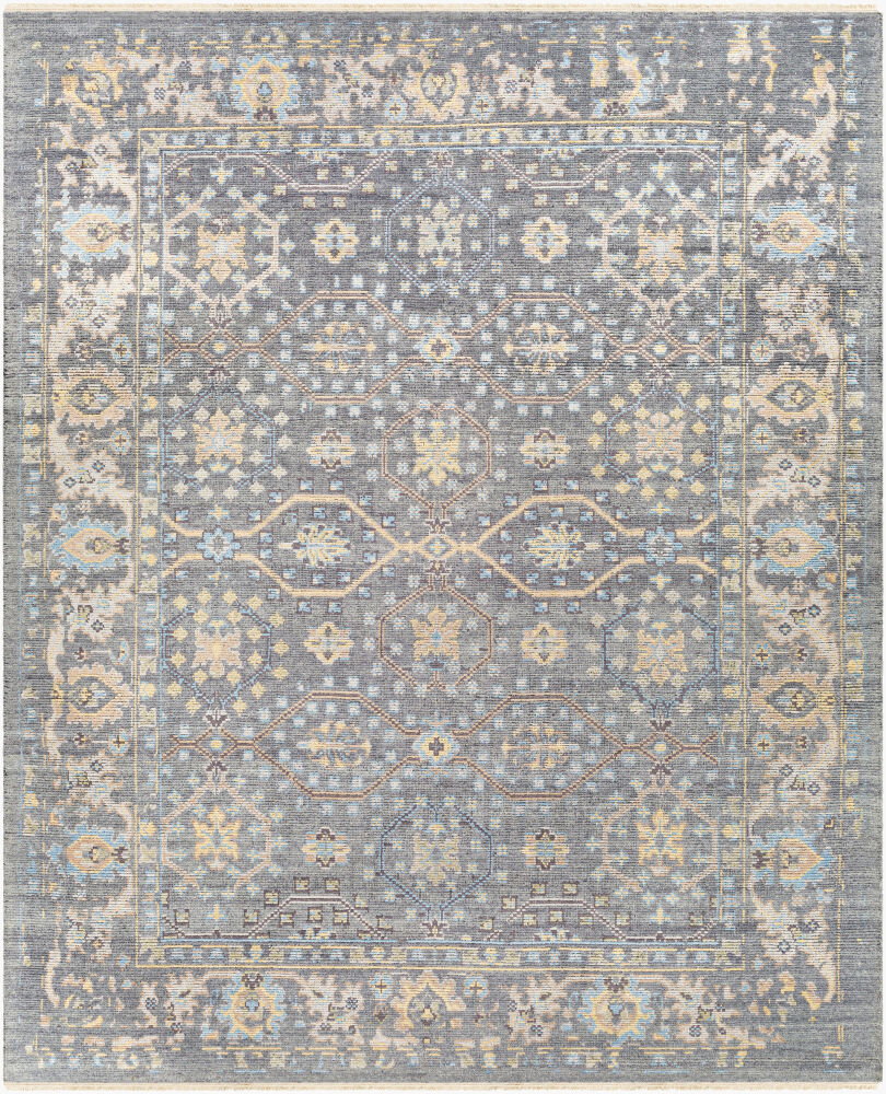 Kushal Handmade Rug, by Surya, 1'6" length x 1'6" width