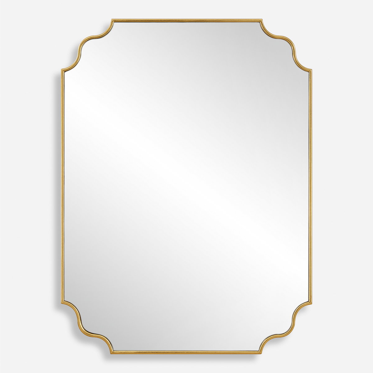 Lennyn Gold Vanity Mirror, by Uttermost, 2'6" width x 3'4" height x 0.75" depth View 1
