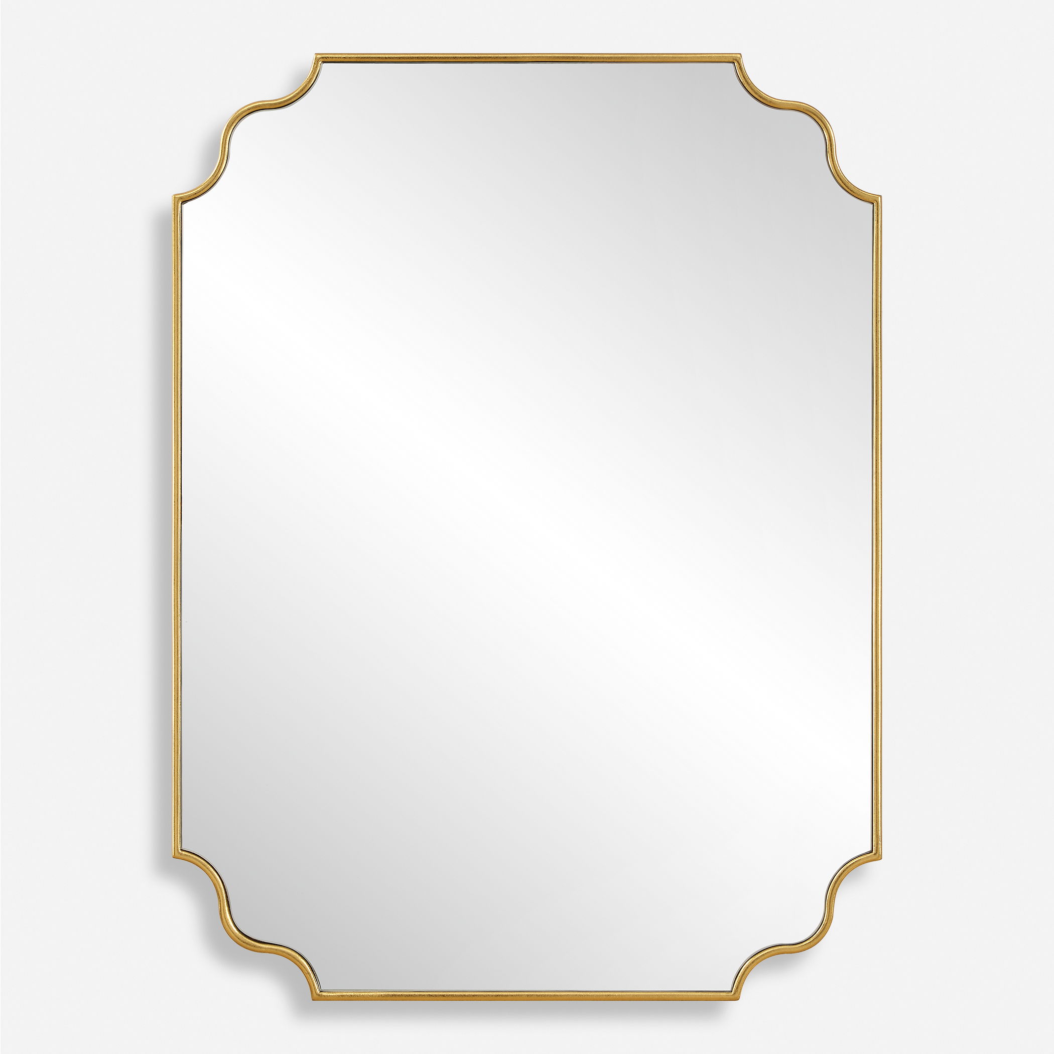 Lennyn Gold Vanity Mirror, by Uttermost, 30" width x 40" height x 0.75" depth View 1