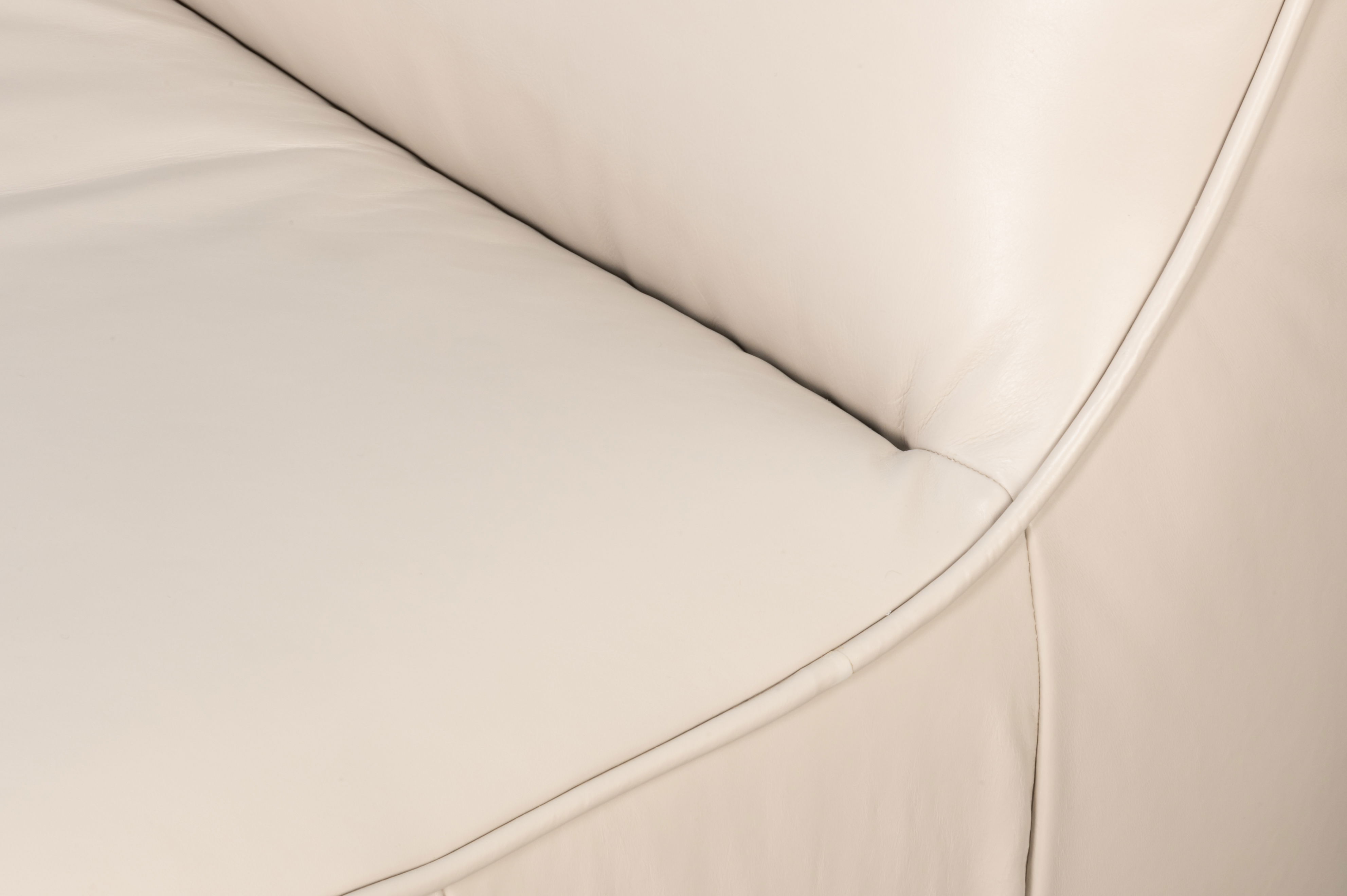 Kennett Swivel Chair,Crystal White Leath large image 