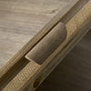 Sonny  Set of Two Brown Wood and Wicker Square Trays thumbnail 5