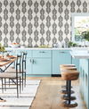 Broadsands Botanica Grey & Off White Wallpaper, by York Wall, 33' length x 1'8.5" width x 0.02" depth thumbnail 3