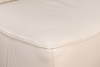 Kennett Swivel Chair Crystal White Leath, by Sarreid, 3' length x 2'9" width x 2'9" height thumbnail 5