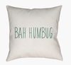 Bahhumbug Accent Pillow, Decorative Pillow by Surya, 18" length x 18" width thumbnail