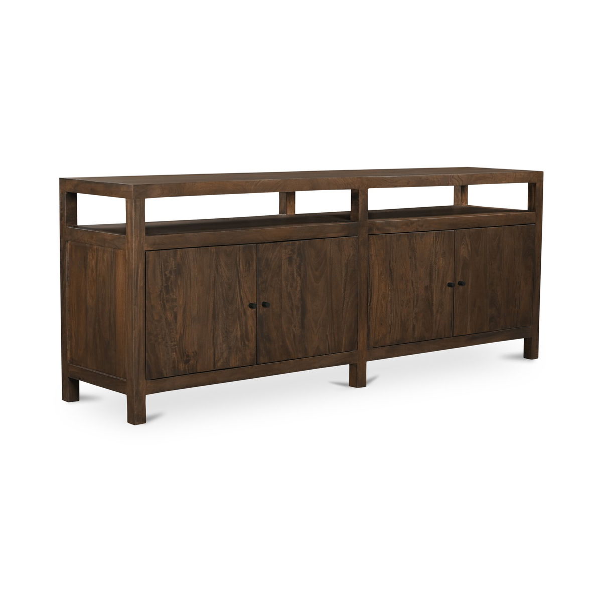 Windsor Sideboard Dark Brown, Cabinets & Sideboard by Moe's Home, 84" width x 33" height x 20" depth View 2