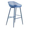 Piazza Outdoor Barstool Blue - Set Of Two, Outdoor Chair by Moe's Home, 1'7.29" width x 3'1.2" height x 1'7.68" depth thumbnail 7