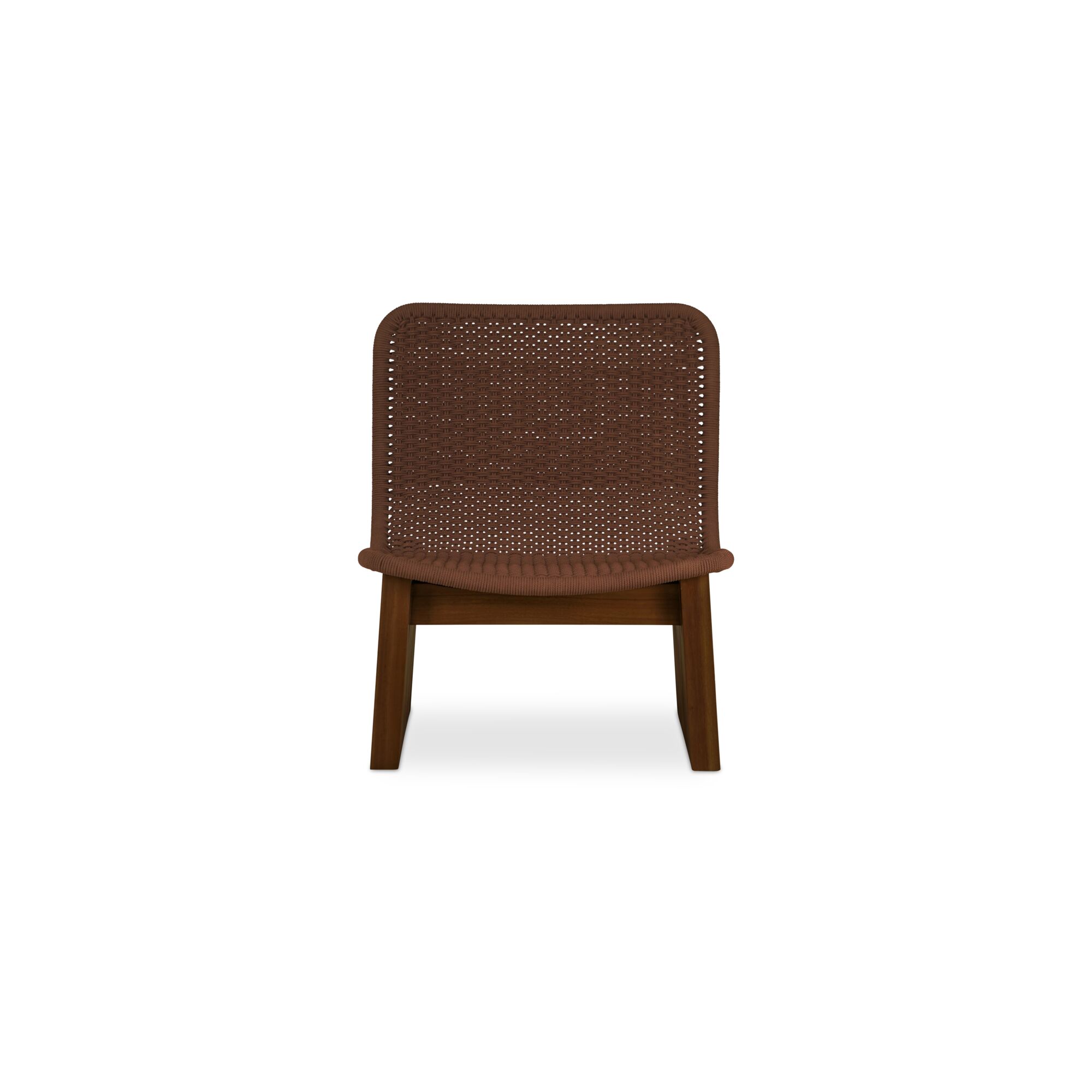 Savanna Outdoor Accent Chair Brown, Outdoor Chair by Moe's Home, 2'2.8" width x 2'6.9" height x 2'6.3" depth View 1