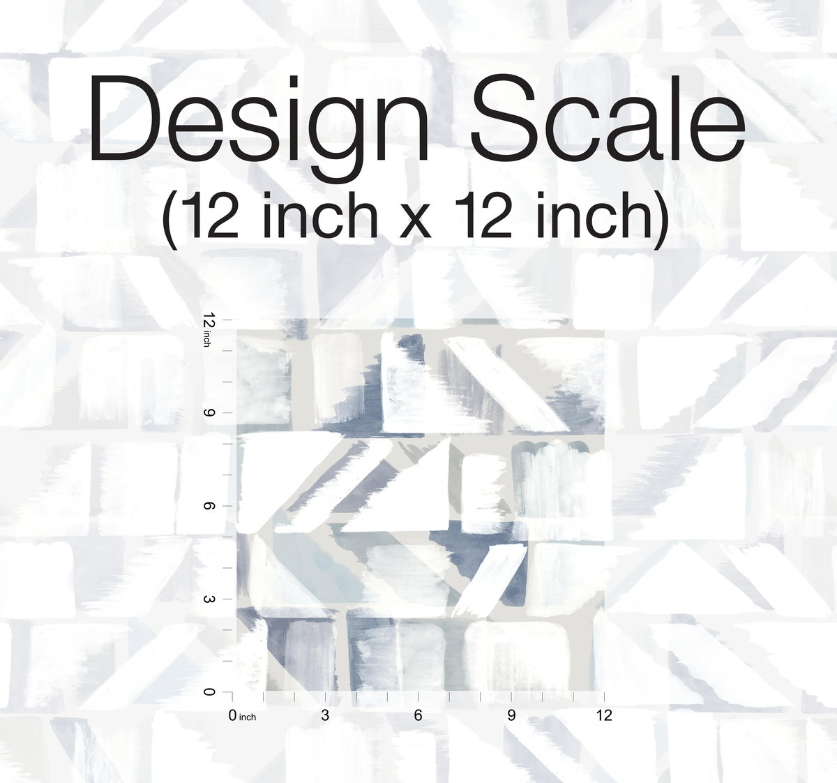 Refraction Blue & Grey Peel & Stick Wallpaper, by York Wall, 20' length x 1'8.5" width x 0.02" depth View 4