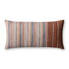 Loloi Rust Pillow, Decorative Pillow, 12" length x 27" width thumbnail