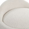 Swirl Swivel Sheepskin Ottoman thumbnail 7