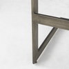 Kiran Backless 30in Seat Bar Stool | Brown Wood with Antique Nickel, Counter & Bar Stool by Mercana, 17" length x 17" width x 30" height thumbnail 9