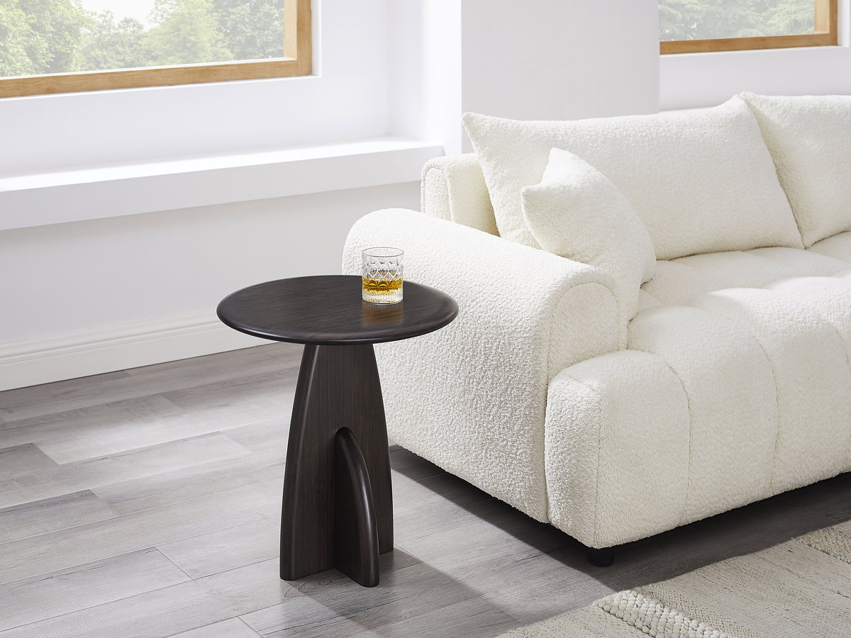 Zephyr Side Table, Caviar, Desk by Greenington, 18" length x 18" width x 20" height View 4