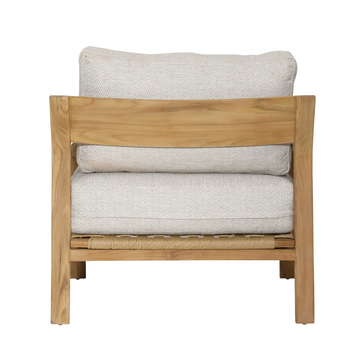 Lexy Outdoor Occasional Chair Taupe, Accent Chair by Dovetail, 32" width x 27" height x 32" depth View 4