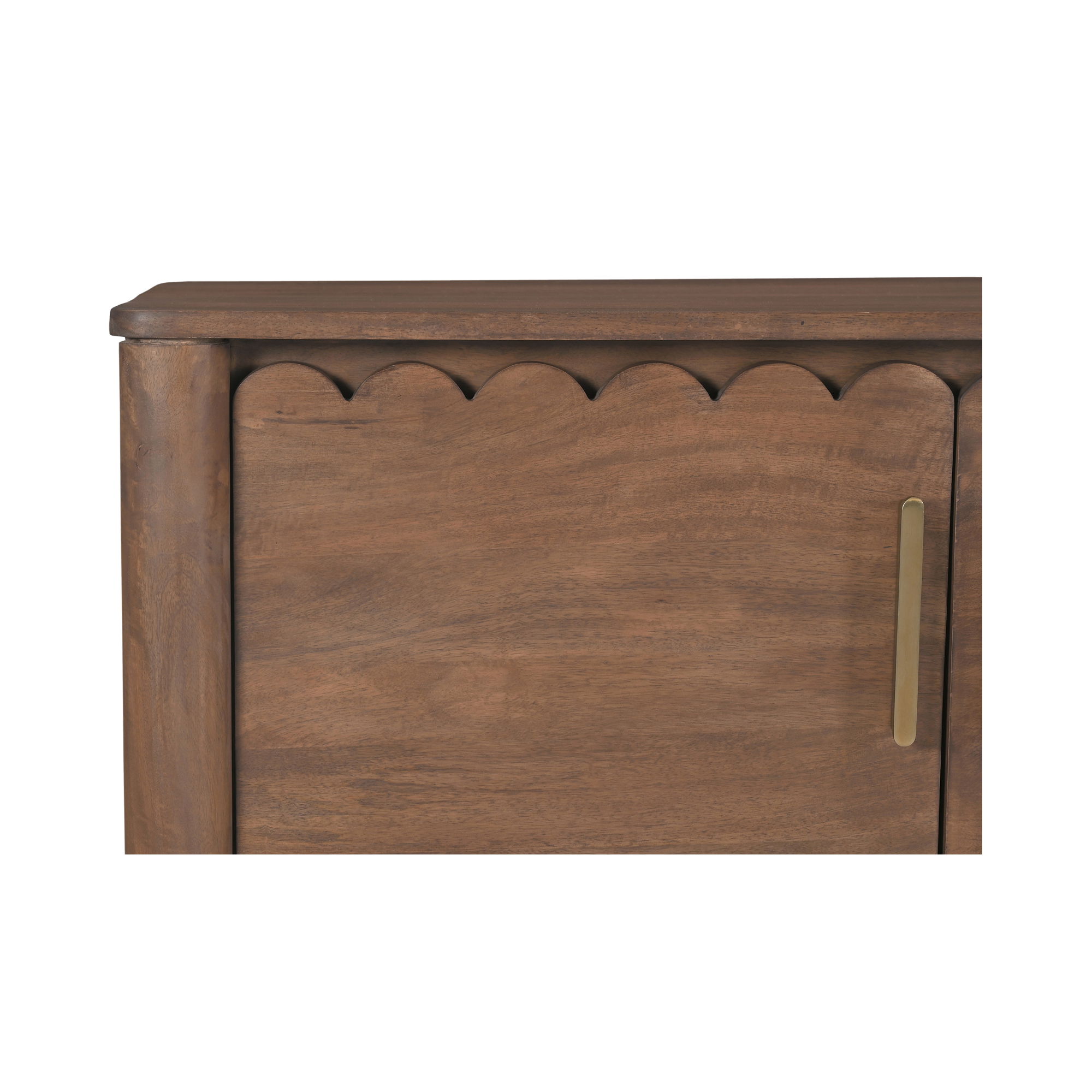 Wiley 4 Door Sideboard Vintage Brown large image 