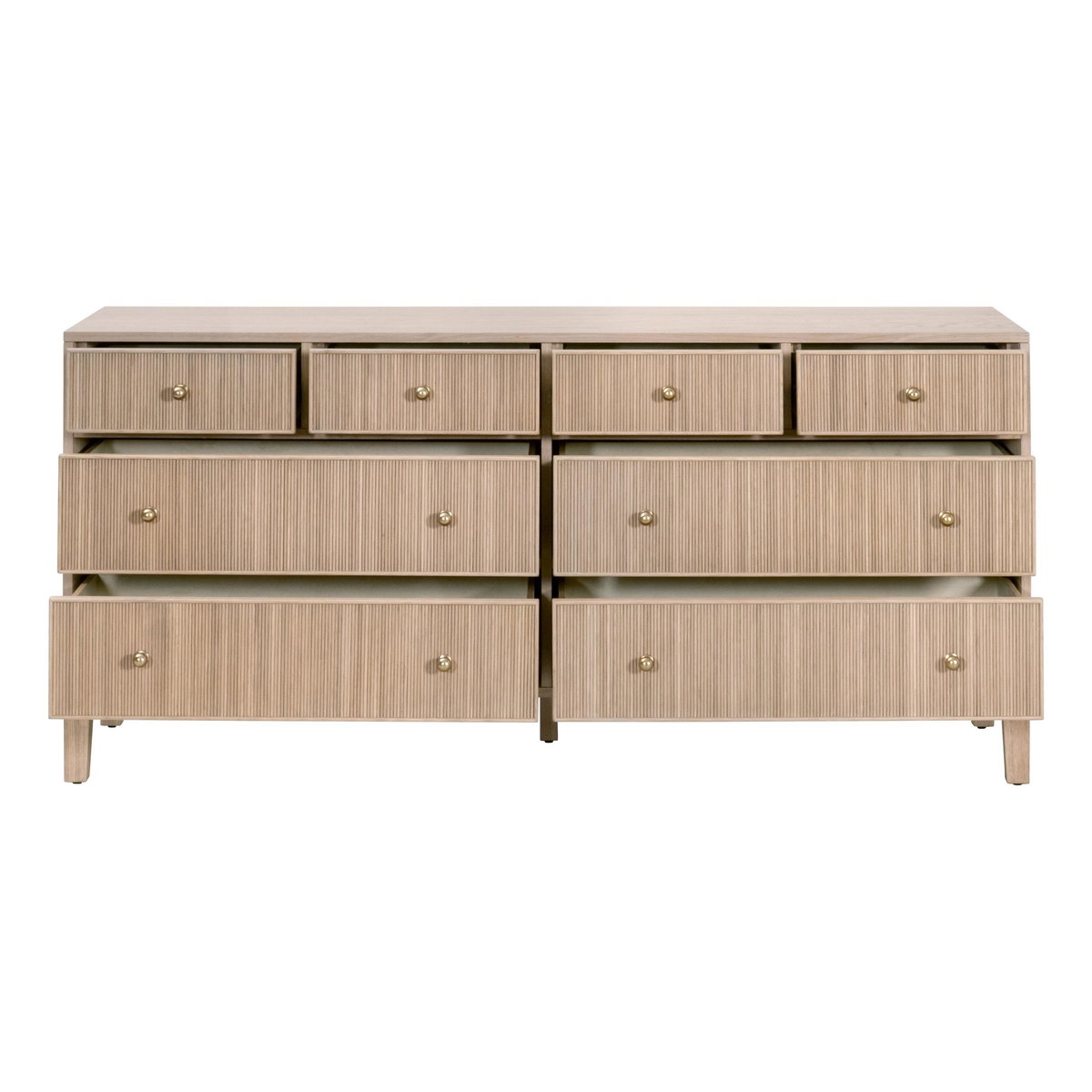 Highland 8-Drawer Double Dresser, by Essentials for Living, 67.5" width x 32" height x 20" depth View 2