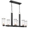 Jarsdel 6 Light Industrial Island Light, Pendant by Uttermost, 44.5" width x 25" height x 11.5" depth thumbnail 6