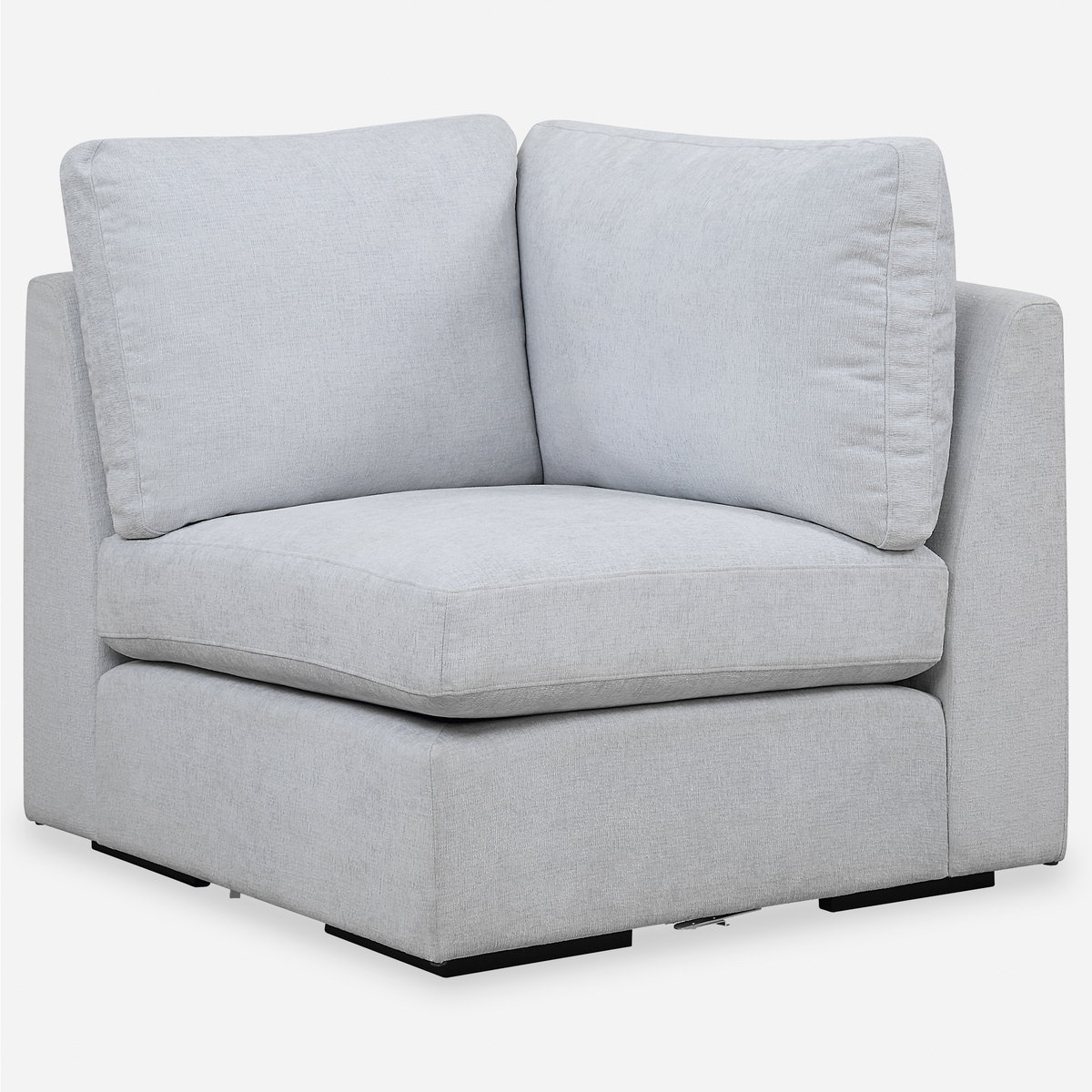 Refuge Cloud Blue Corner Sofa, Furniture by Uttermost, 37.5" width x 30" height x 37.5" depth View 1