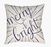 Merry and Bright Accent Pillow, Decorative Pillow by Surya, 18" length x 18" width thumbnail