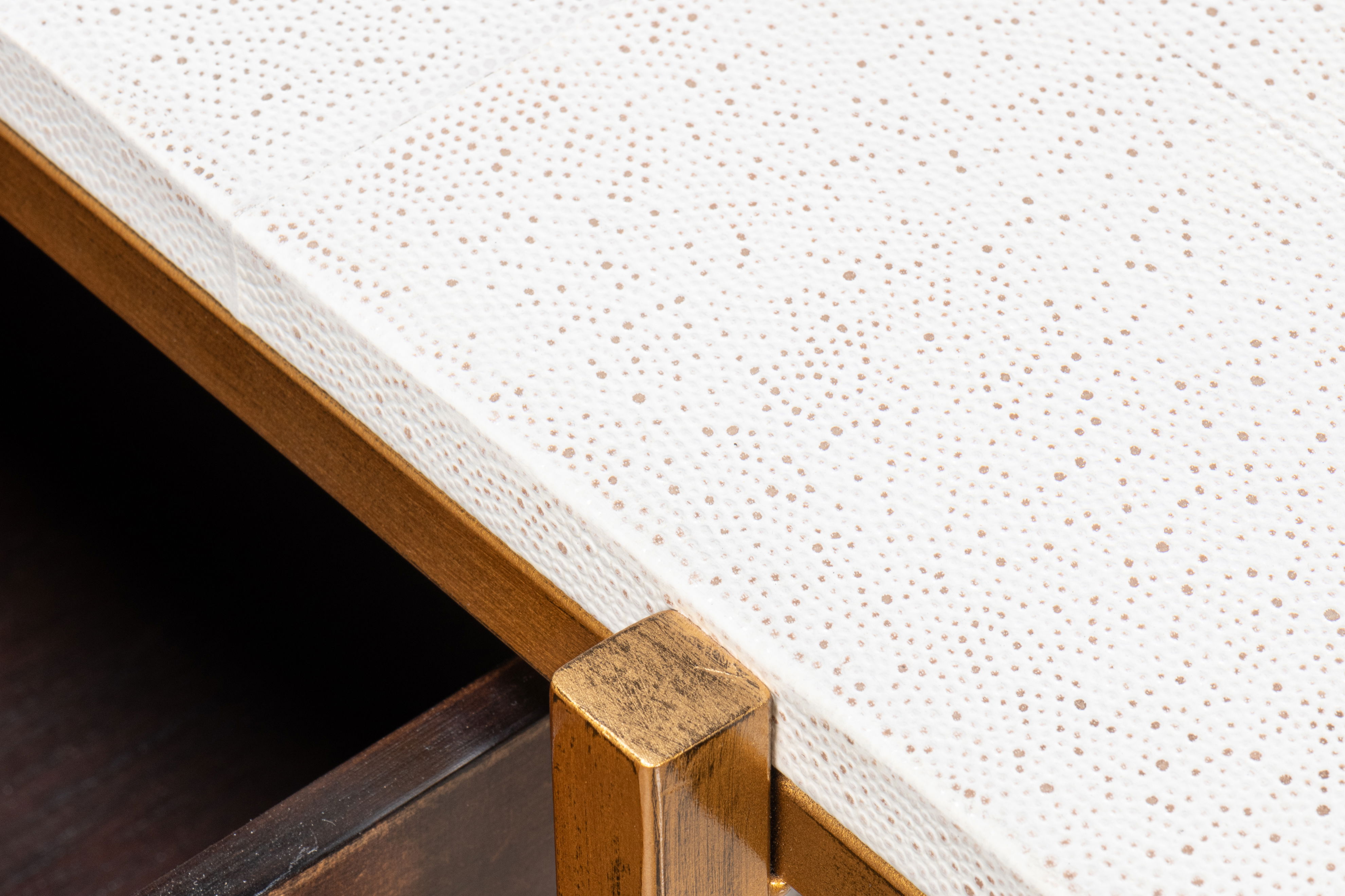 Blakely Night Stand, Osprey White, Nightstand by Sarreid, 34" length x 19" width x 31" height View 8