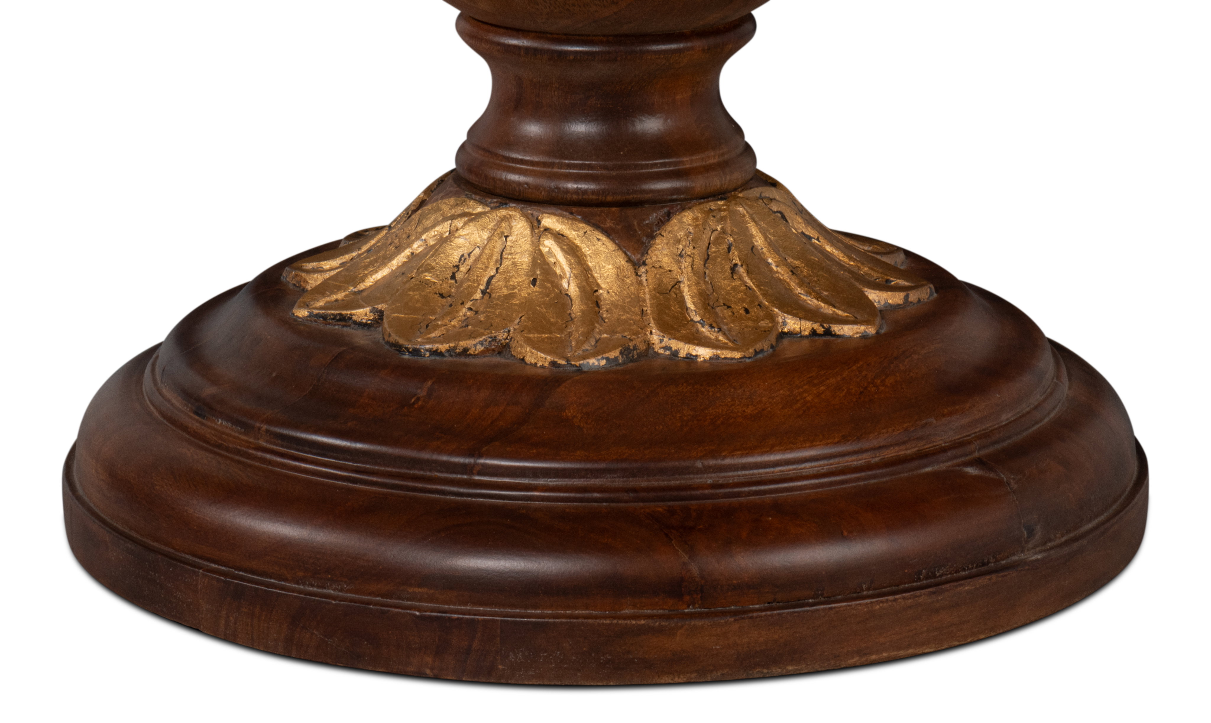 Elizabeth Carved End Table, Side & End Table by Sarreid, 28" length x 28" width x 28" height View 4