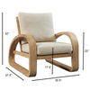 Barbora Wooden Accent Chair thumbnail 2