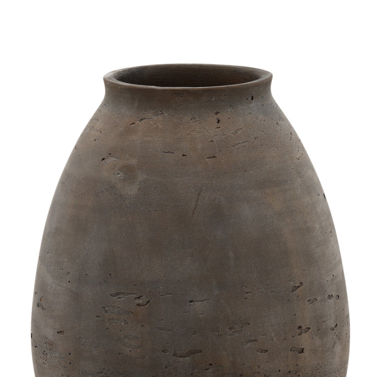 Charon Vase Brown Large, Decor by Dovetail, 11" width x 15.75" height x 11" diameter x 11" depth View 2