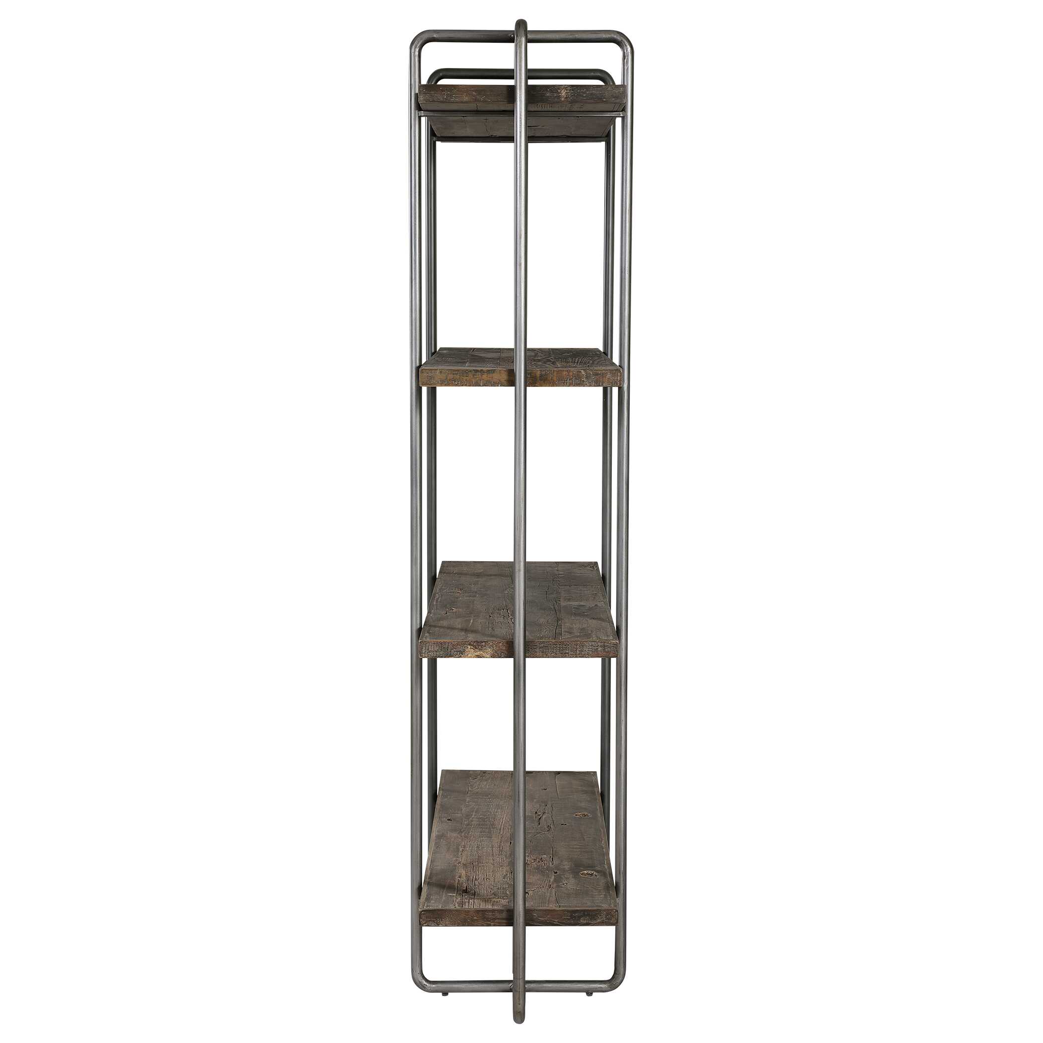 Stilo Urban Industrial Etagere, Furniture by Uttermost, 49.5" width x 79.5" height x 18" depth View 5