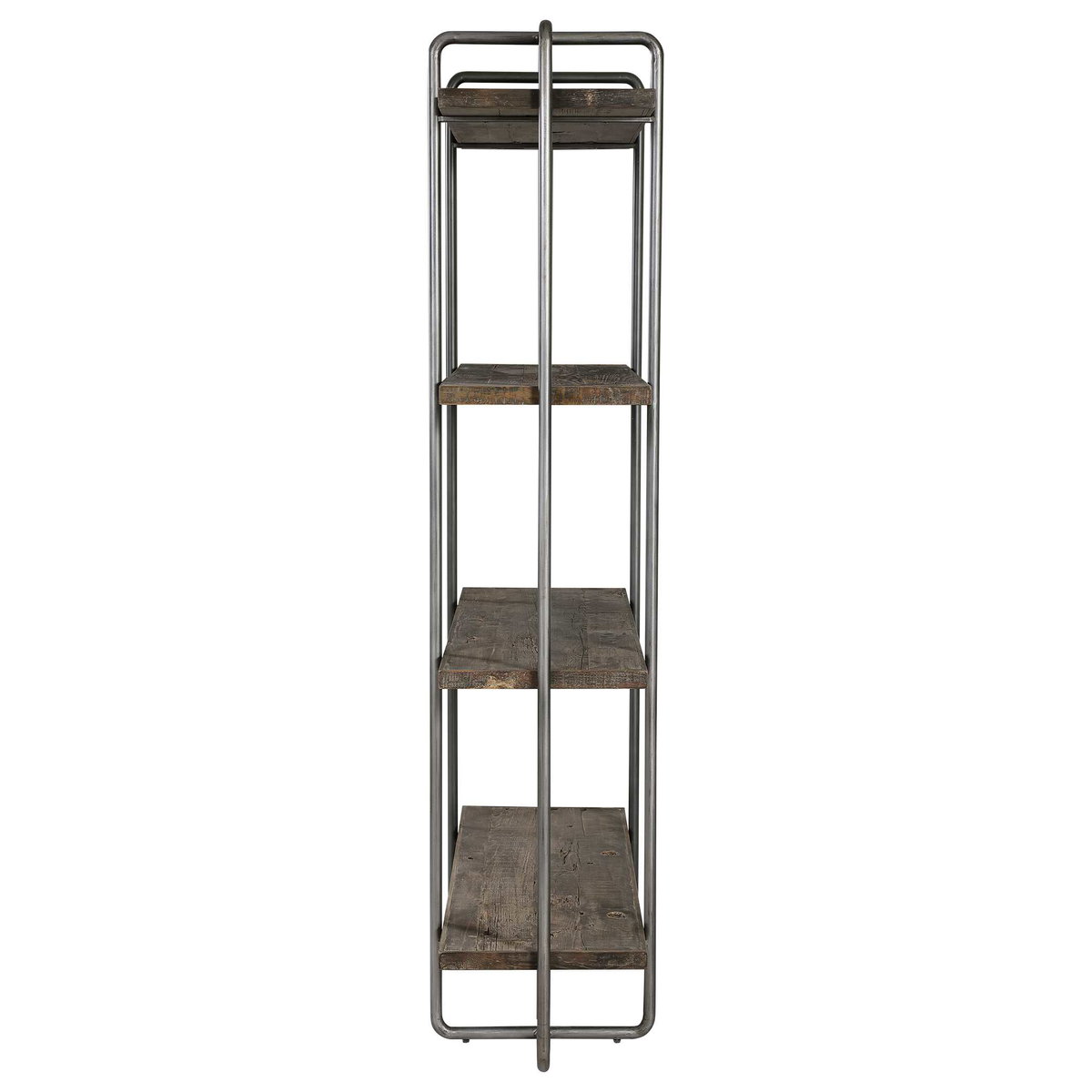 Stilo Urban Industrial Etagere, Shelving & Bookcase by Uttermost, 49.5" width x 79.5" height x 18" depth View 5