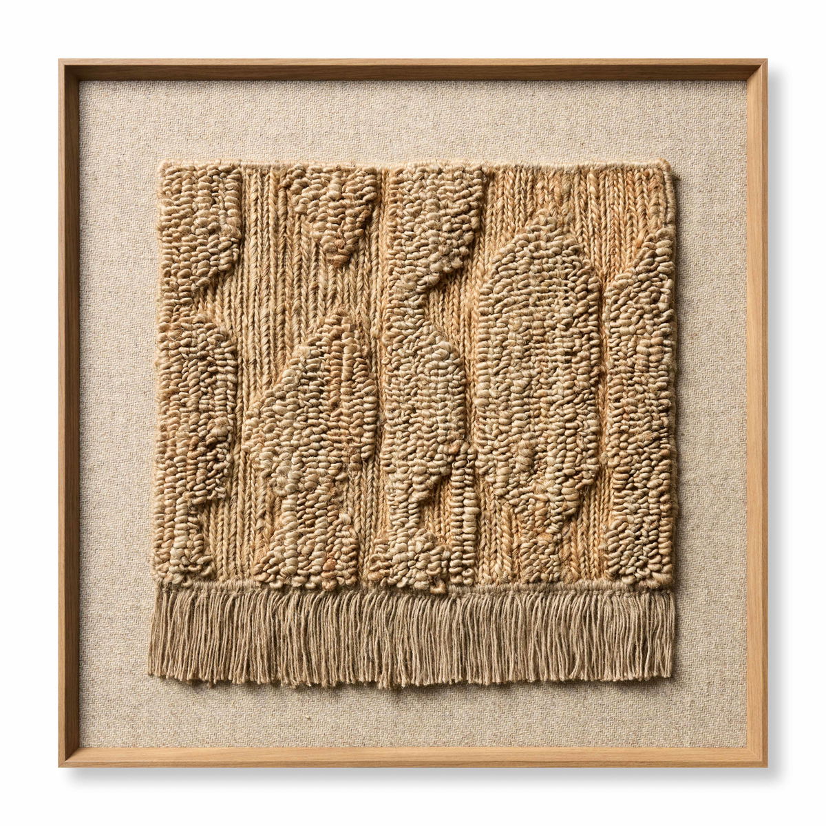 Loloi Furrow Wall Art, Wall Hanging, 33" length x 33" width View 1