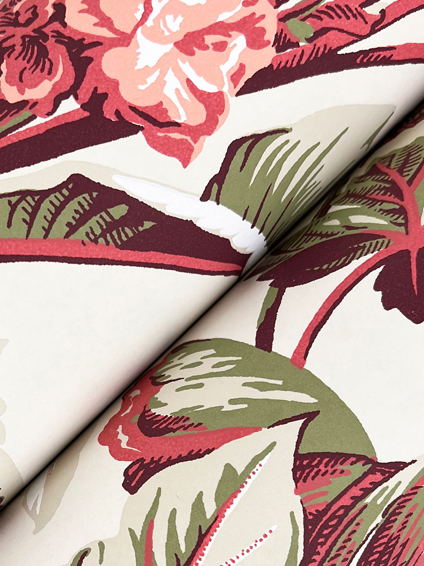 Mystic Isle Taupe Wallpaper large image 