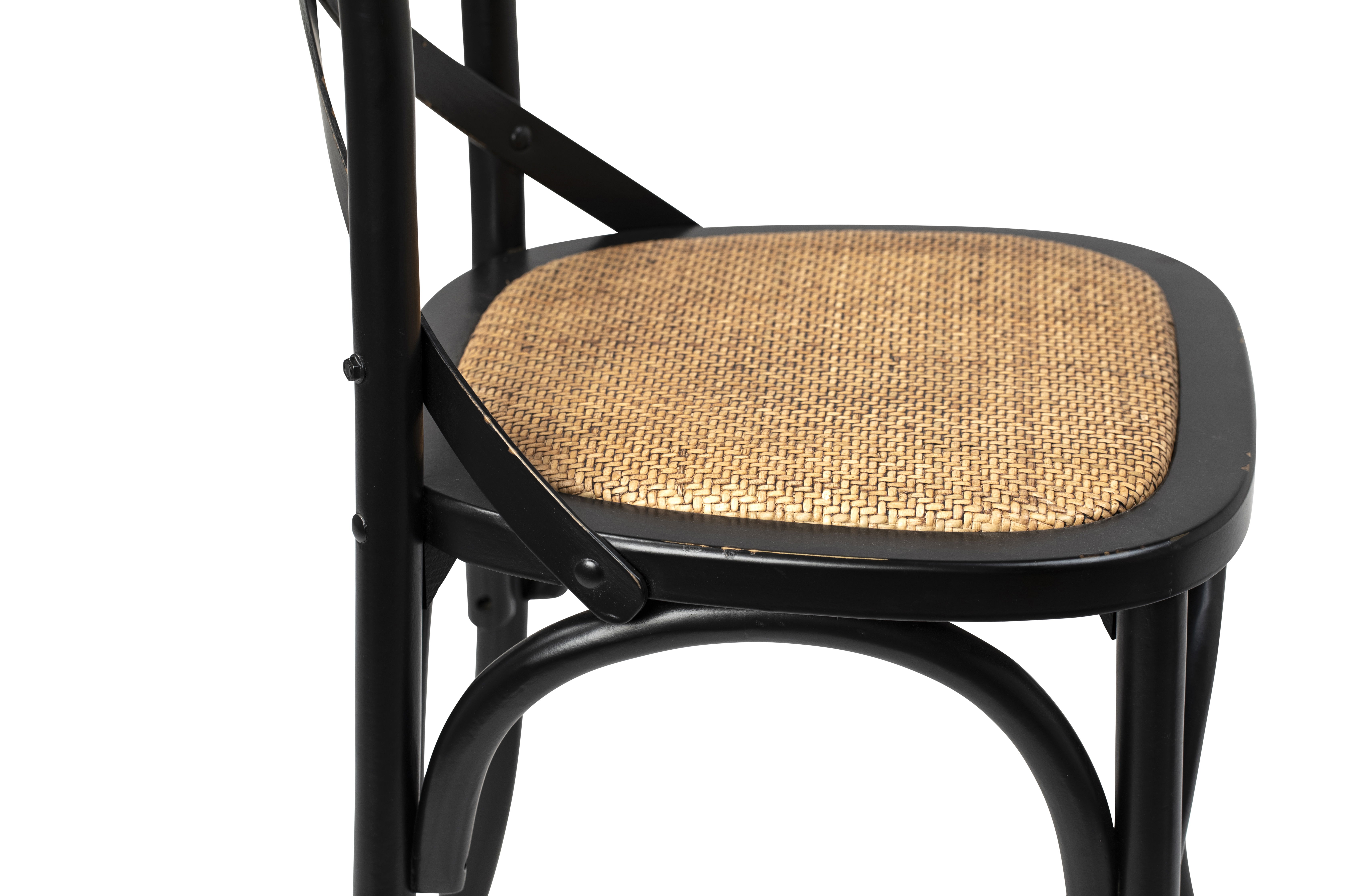 Gaston Dining Chair Ant.Black large image 
