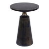 Sonja Accent Table Charcoal Grey, Side & End Table by Moe's Home, 15.5" width x 22" height x 15.5" depth thumbnail 2