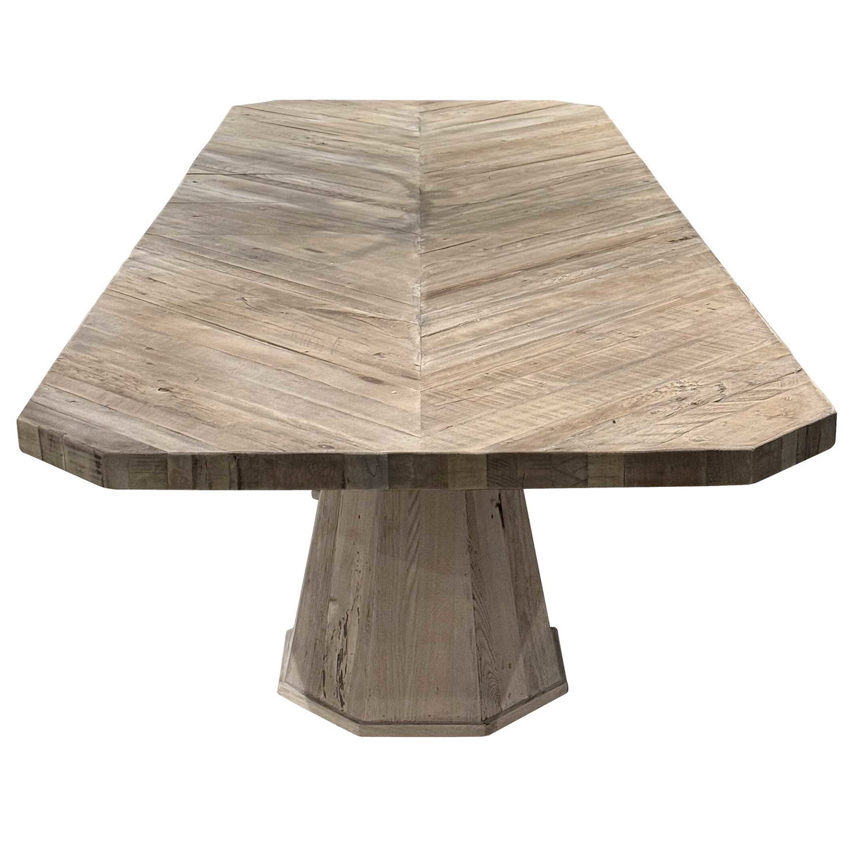 Caledon Reclaimed Oak Dining Table, by Uttermost, 114" width x 30" height x 40" depth View 7
