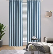 Online Designer Bedroom Michelena Polyester Blackout Curtain Pair