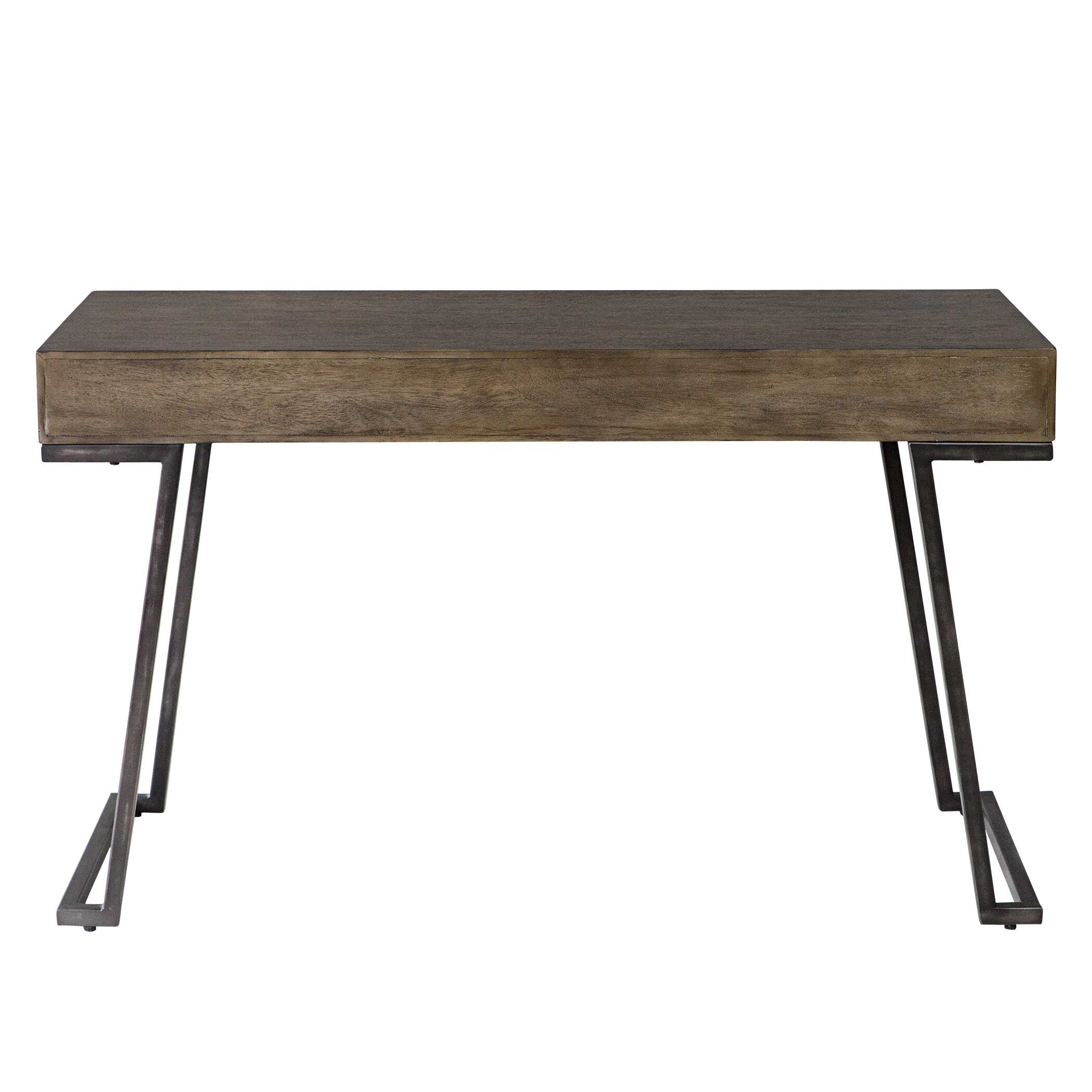 Comrade Natural Wood Desk, Furniture by Uttermost, 50" width x 29.5" height x 20" depth View 7