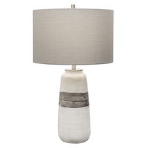 Online Designer Living Room Comanche White Crackle Table Lamp