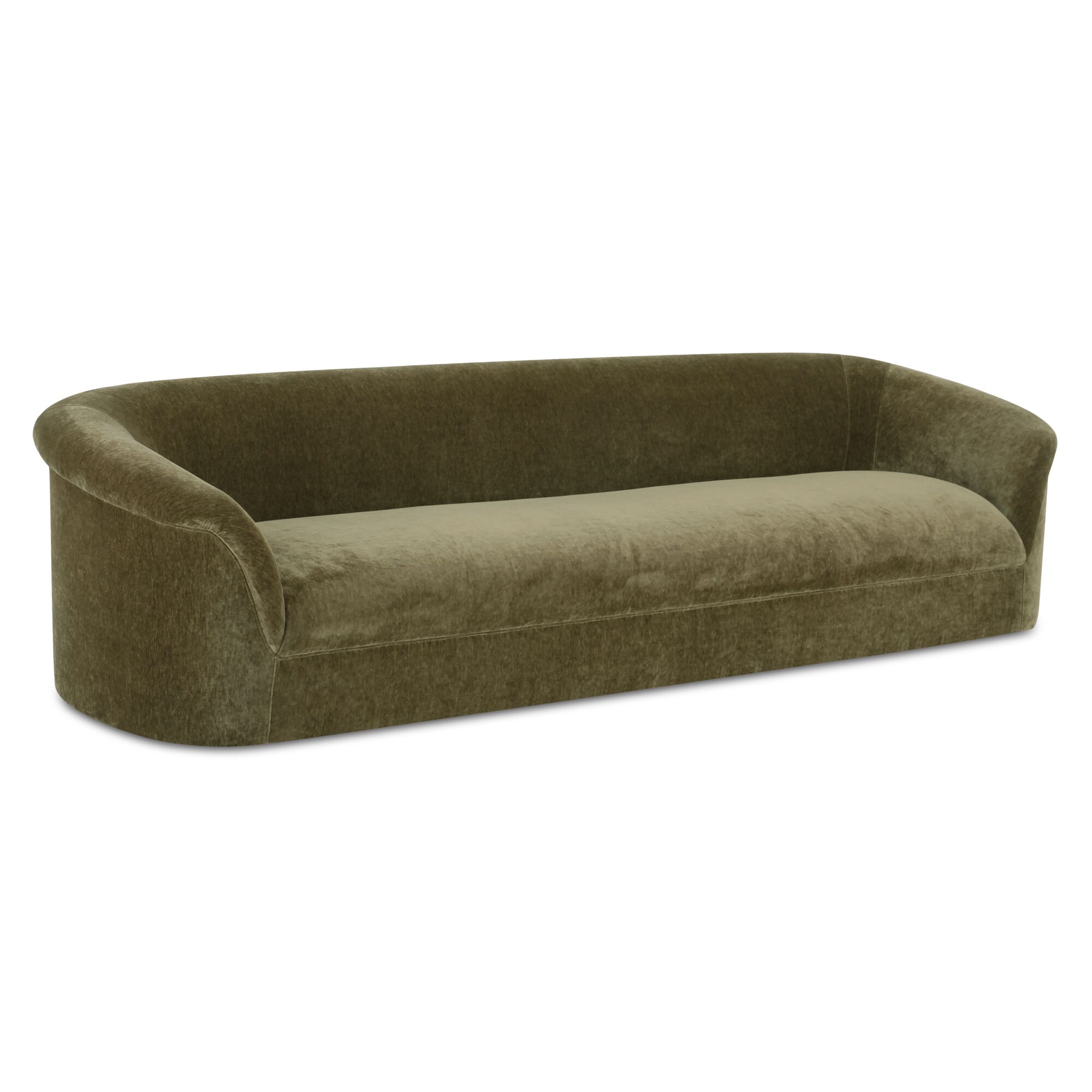 Thora Sofa Dark Green, Sofas & Sectional by Moe's Home, 109" width x 29" height x 36.25" depth View 2