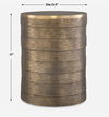 Odin Antique Brass Accent Table thumbnail 2