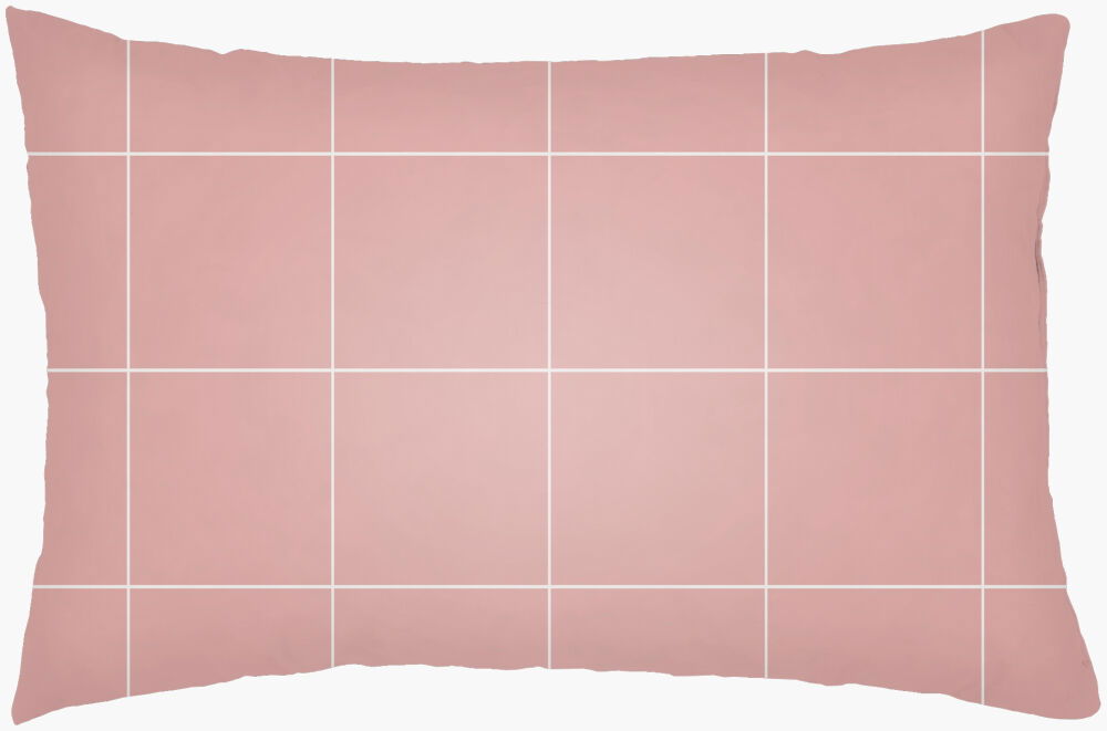 Gridwork Lumbar Pillow, Decorative Pillow by Surya, 14" length x 22" width