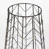 Petiole II Large Gold Toned Metal Table Candle Holder thumbnail 7