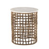 Lars Marble End Table, Side & End Table by Alder & Tweed, 18" width x 22" height x 18" depth thumbnail 1