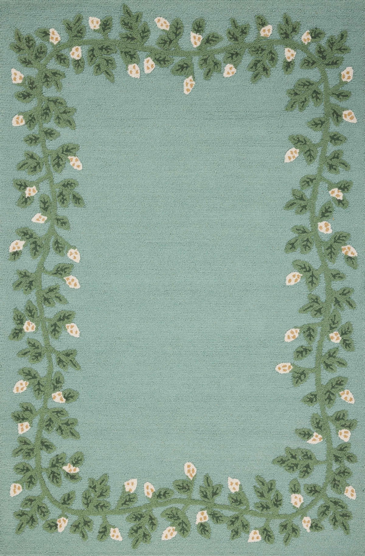 Rifle Paper Co. x Loloi Highgrove Rug, 7'9" length x 9'9" width View 1
