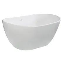 Online Designer Bathroom Kingston Brass Arcticstone Solid Surface Oval Double Slipper Freestanding Tub with Drain