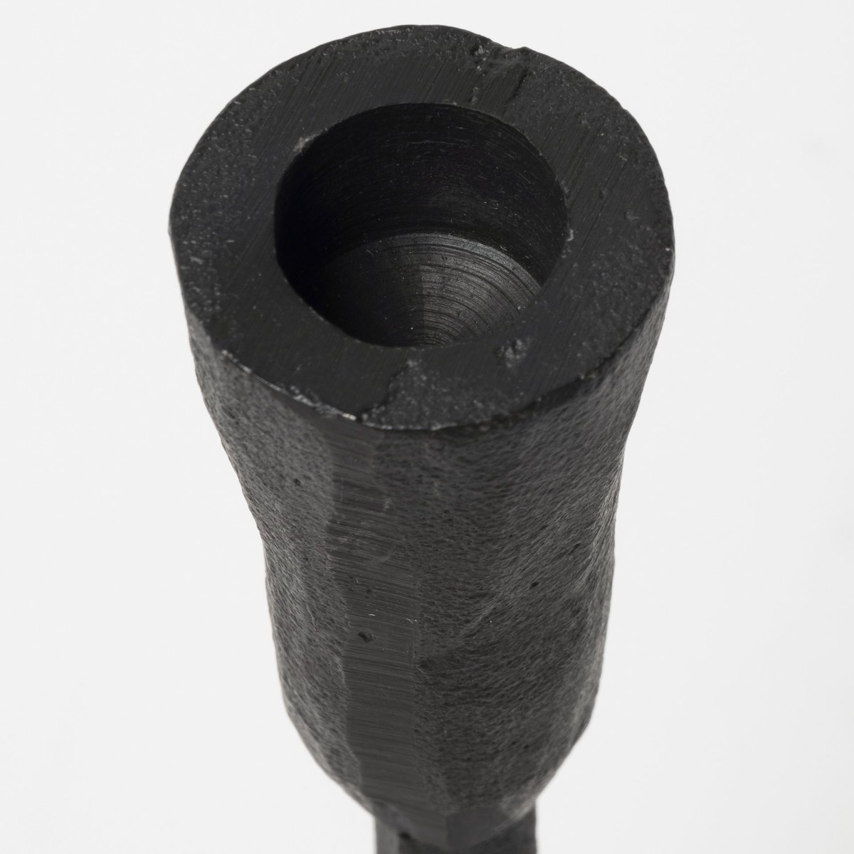 Levit (Small) Black Table Candle Holder, Candles & Candle Holder by Mercana, 5" length x 5" width x 14" height View 7